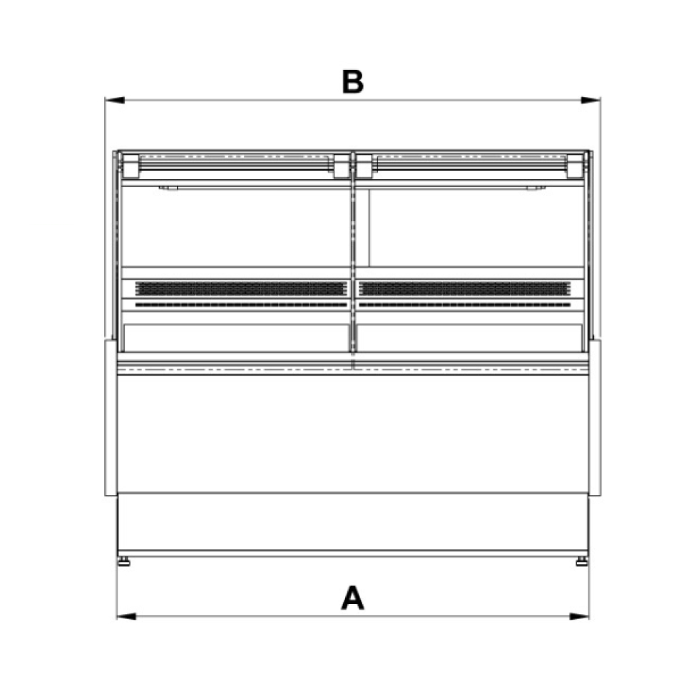 Vitrina frigorifica orizontala SOFIA Plugin ( frontal )
