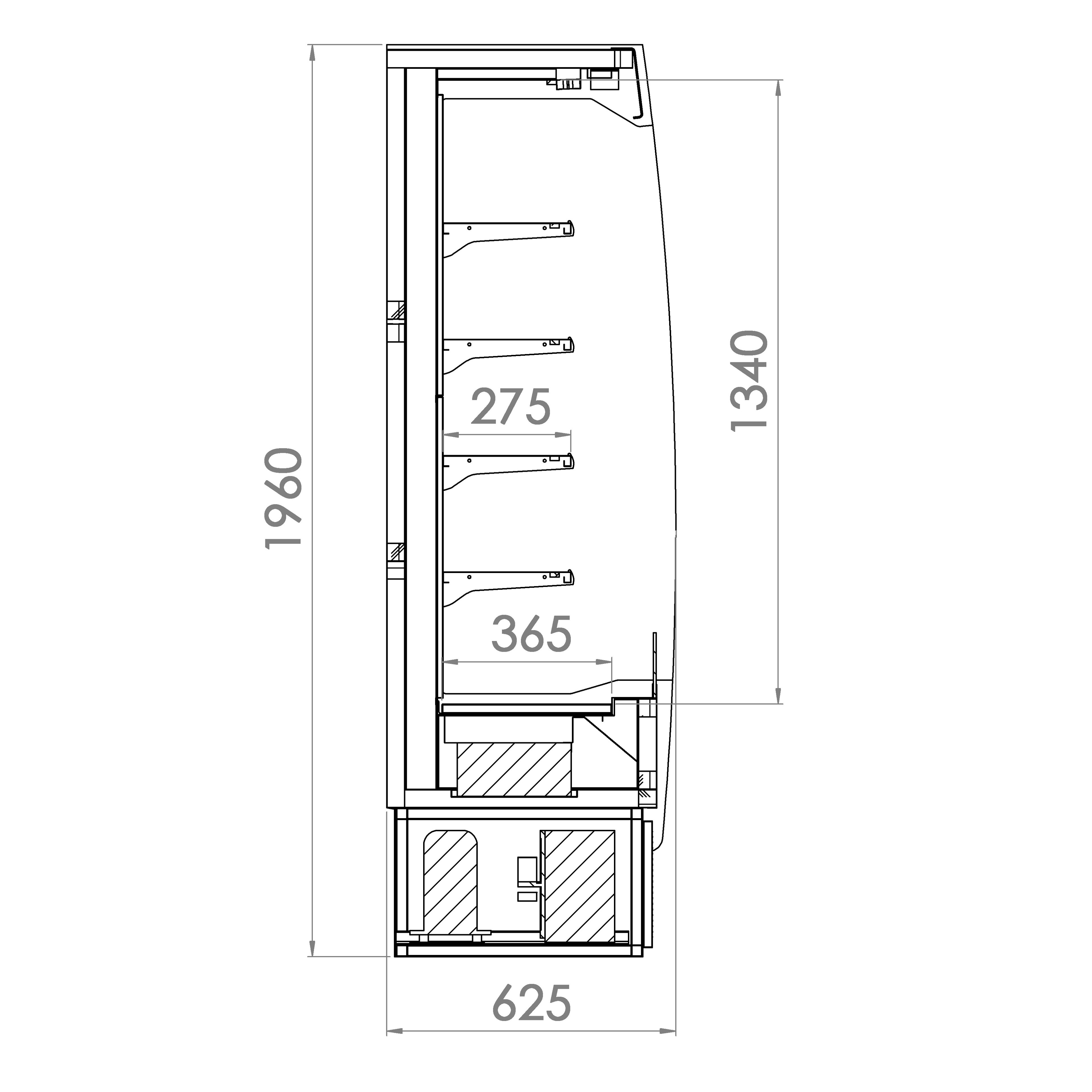 TALIN open front sectiune
